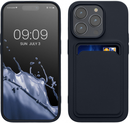 Husa Kwmobile pentru Apple iPhone 14 Pro Albastru Silicon 59114.17 