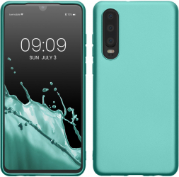 Husa Kwmobile pentru Huawei P30 Verde Silicon 47411.231 