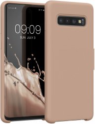 Husa Kwmobile pentru Samsung Galaxy S10 Roz Silicon 47732.52 
