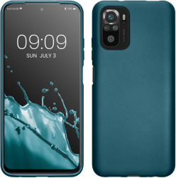 Husa Kwmobile pentru Xiaomi Redmi Note 10/Redmi Note 10S Verde Silicon 54542.251 