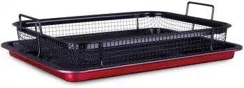 Tava dreptunghiulara cu cos metalic burgundy collection Berlinger Haus BH 7855 