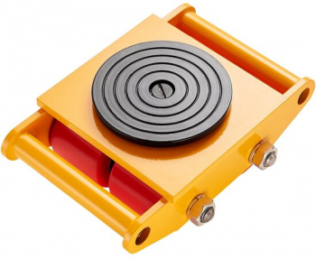 Transportor cu placa rotativa Dolly capacitate 6 Tone rotatie 360 grade Otel roti poliuretan 