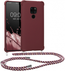 Bumper kwmobile pentru Huawei Mate 20 Silicon Visiniu 59006.187