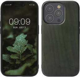 Husa kwmobile pentru Apple iPhone 14 Pro Lemn Verde 59122.80 