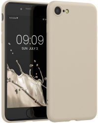 Husa kwmobile pentru Apple iPhone SE 3/iPhone 8/iPhone 7 Silicon Crem 49979.16 