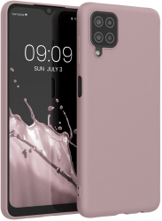 Husa Kwmobile pentru Samsung Galaxy A12 Mov Silicon 54048.236 