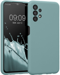 Husa kwmobile pentru Samsung Galaxy A13 4G Silicon Verde 57832.207 