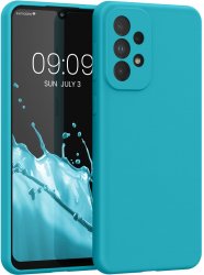 Husa kwmobile pentru Samsung Galaxy A33 5G Silicon Albastru 57833.205 