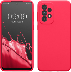 Husa kwmobile pentru Samsung Galaxy A33 5G Silicon Roz 57833.77 