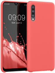 Husa kwmobile pentru Samsung Galaxy A50 Silicon Roz 48715.103 