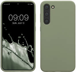 Husa kwmobile pentru Samsung Galaxy S23 Plus Silicon Verde 60274.172 