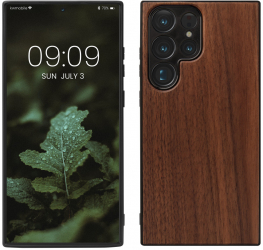 Husa kwmobile pentru Samsung Galaxy S23 Ultra Lemn Maro 60296.18 