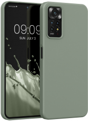 Husa kwmobile pentru Xiaomi Redmi Note 11 Pro/Redmi Note 11 Pro 5G/Redmi Note 12 Pro Silicon Verde 57373.172 