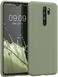 Husa kwmobile pentru Xiaomi Redmi Note 8 Pro Silicon Verde 50242.172 