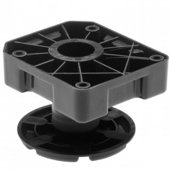 Picior ajustabil pentru mobilier greu finisaj negru GT 450 kg H 65-85 mm 
