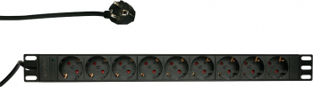 Priza/prelungitor Logilink PDU 9x Schuko 2m