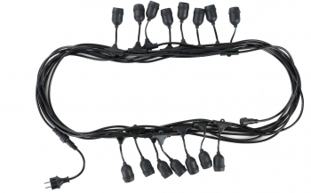 Ghirlanda luminoasa Avide exterior 15 metri E27 15 dulii interconectabila 48W/dulie max 720W 