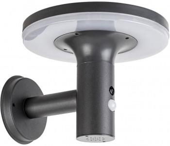 Lampa solara cu senzor Rabalux LED 10 W 3.7 V Negru 