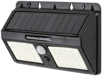 Lampa solara LED de exterior pentru pererte Rabalux Ostrava 7881 cu senzor de miscare 2.4W 225 lm IP44 lumina alba naturala 4000K Ne 