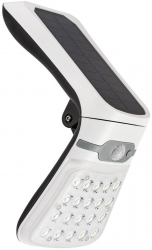 Lampa solara senzor Rabalux LED 4 W 3.7 V Alb/Negru 