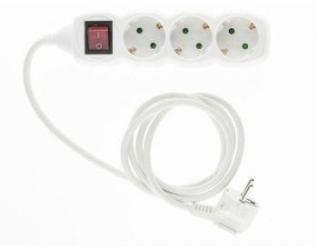 Prelungitor Entac 3 prize 1.5M diametru cablu 3G1.5 + intrerupator 