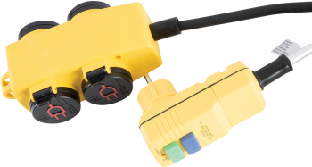 Prelungitor Stanley 4 prize intrerupator mufa RCD 5m H07RN-F 3G1 5