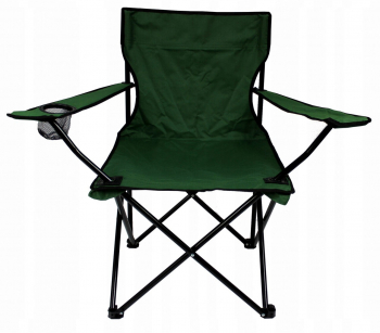 Scaun pliabil gradina camping pescuit verde max 120 kg 50x50x80 cm 