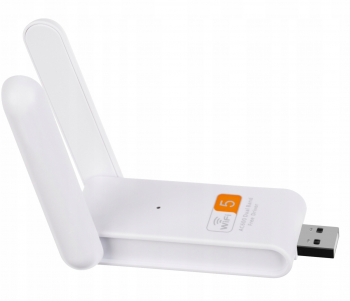 Adaptor antena WiFI Zola® cu USB 600 Mbps dual alb 