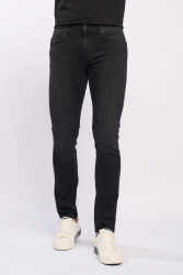 Blugi barbat superslim de culoare inchisa Culoare BLACK Marime W29 L30 LEE COOPER 