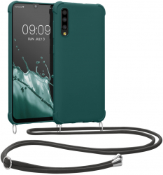 Bumper kwmobile pentru Samsung Galaxy A50 Silicon Verde 49962.78 