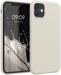Husa kwmobile pentru Apple iPhone 11 Silicon Alb 49787.204 