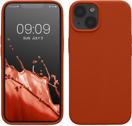 Husa kwmobile pentru Apple iPhone 13 Silicon Maro 55878.249 