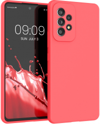 Husa kwmobile pentru Samsung Galaxy A53 5G Silicon Roz 57835.103 