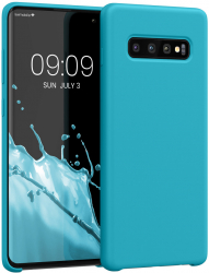 Husa kwmobile pentru Samsung Galaxy S10 Plus Silicon Albastru 49028.205 