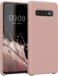 Husa kwmobile pentru Samsung Galaxy S10 Silicon Roz 47732.236 