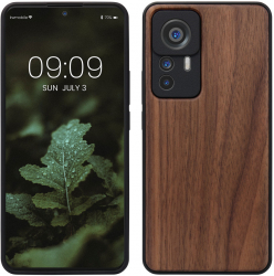 Husa kwmobile pentru Xiaomi 12T/12T Pro Lemn Maro 60149.18 