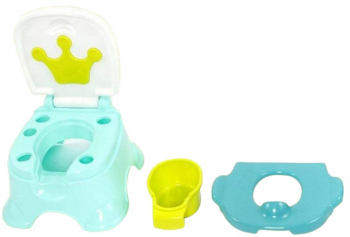 Olita 3 in 1 cu reductor usoara si portabila design ergonomic cu capac plastic rezistent pentru fete si baieti culoare verde 