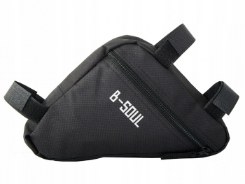 Geanta de bicicleta Zola® triunghiulara prindere pe cadru 18x19x24 cm neagra 