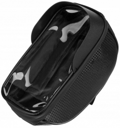 Geanta pentru bicicleta Zola® cu buzunar transparent pentru telefon Negru 14x19x9.5cm 