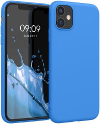 Husa kwmobile pentru Apple iPhone 11 Silicon Albastru 49787.189 