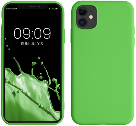Husa kwmobile pentru Apple iPhone 11 Silicon Verde 50791.44 