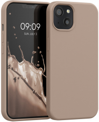 Husa kwmobile pentru Apple iPhone 13 Silicon Maro 55878.246 
