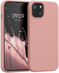 Husa kwmobile pentru Apple iPhone 13 Silicon Roz 55878.156 