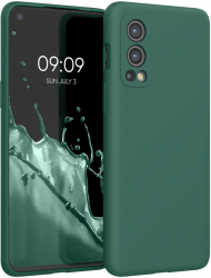Husa kwmobile pentru OnePlus Nord 2 5G Silicon Verde 56070.171 