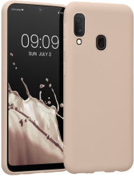 Husa kwmobile pentru Samsung Galaxy A20e Silicon Roz 48738.225 