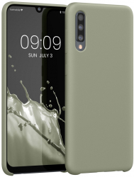 Husa kwmobile pentru Samsung Galaxy A50 Silicon Verde 48715.172 