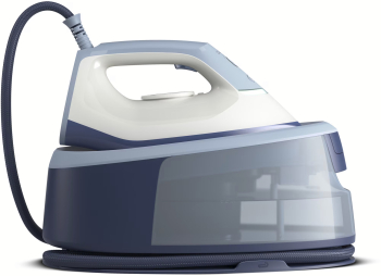 Statie de calcat cu abur Philips seria 3000 PSG3000/20 2400W 6 bari jet de abur continuu 120 g/min Talpa ceramica Alb Albastru 