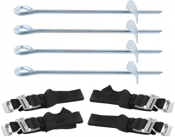 Set 4 ancore pentru fixarea trambulinei Zola® dimensiune acora 30 cm dimensiune centura 135 cm 
