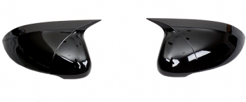 Set Capace Oglinzi Tip Batman Compatibile cu Volkswagen Passat B8-B8 FL 2015-Prezent Culoare Negru Lucios 