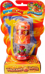 Set de joaca cu figurine Volcano Viper Battle Spinner SuperThings seria Rivals of Kaboom 24 5 x 15 5 x 7 cm 